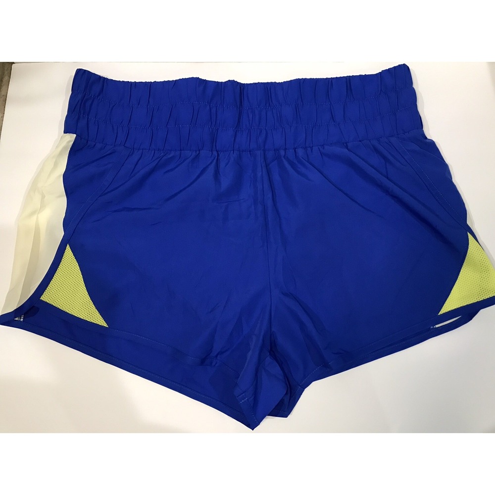 RBX womens elastic waist shorts Blue XL